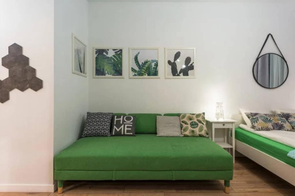 Cozy Modern Studio Green Apartment In Old Town Krakov Exteriér fotografie