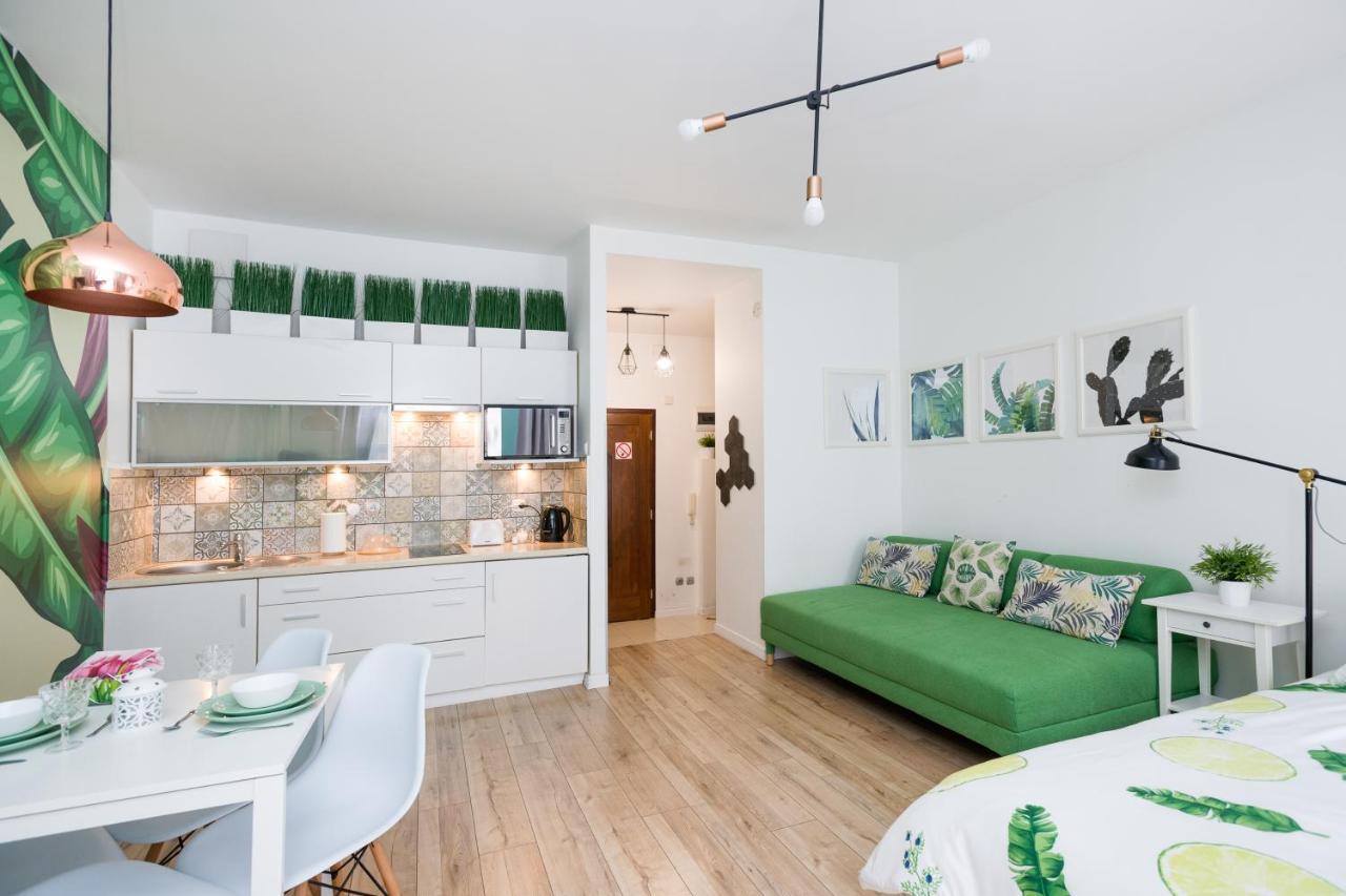 Cozy Modern Studio Green Apartment In Old Town Krakov Exteriér fotografie